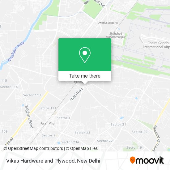Vikas Hardware and Plywood map