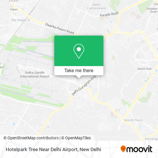 Hotelpark Tree Near Delhi Airport map