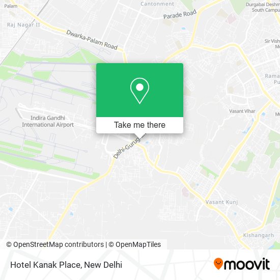 Hotel Kanak Place map