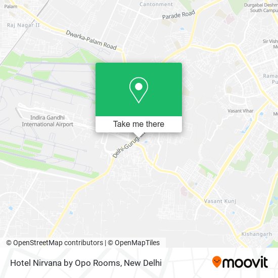 Hotel Nirvana by Opo Rooms map