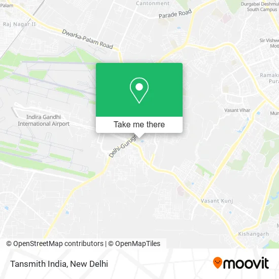 Tansmith India map