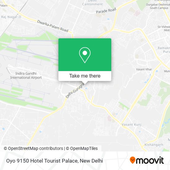 Oyo 9150 Hotel Tourist Palace map
