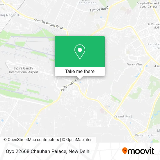 Oyo 22668 Chauhan Palace map