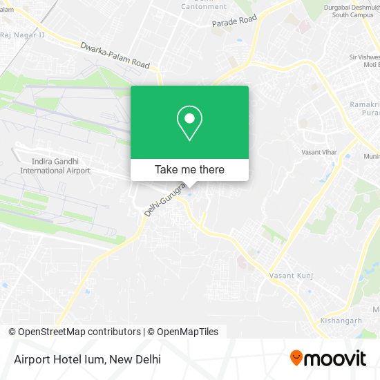 Airport Hotel Ium map