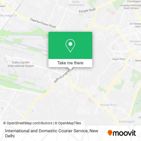 International and Domestic Courier Service map