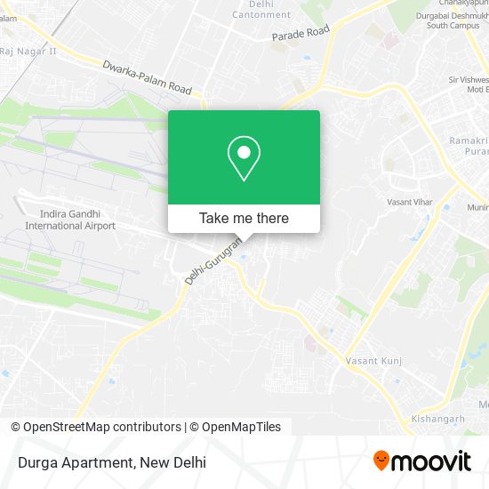 Durga Apartment map