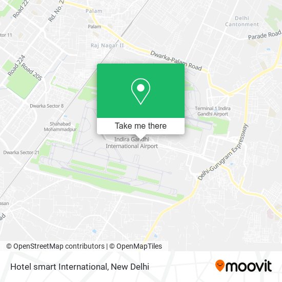Hotel smart International map