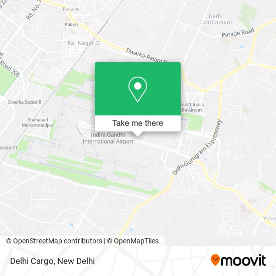 Delhi Cargo map