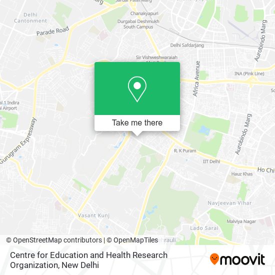 Centre for Education and Health Research Organization map