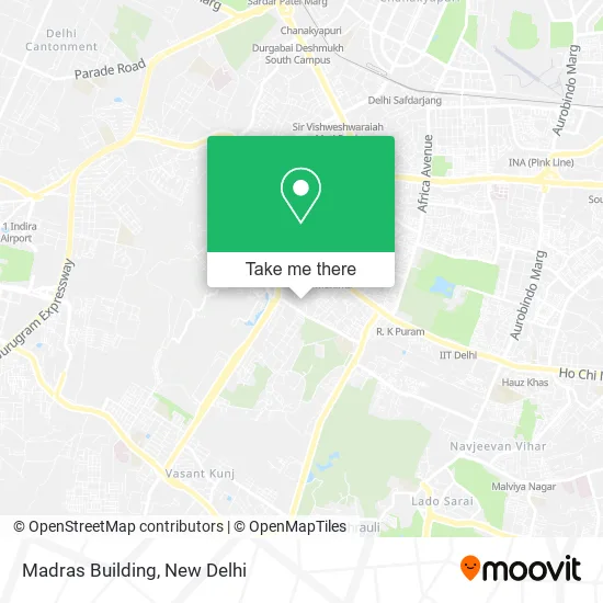 Madras Building map