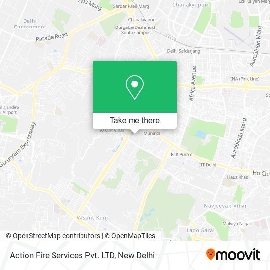 Action Fire Services Pvt. LTD map