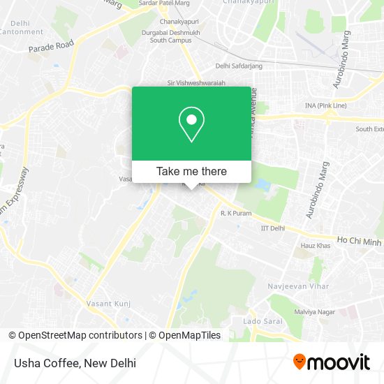 Usha Coffee map