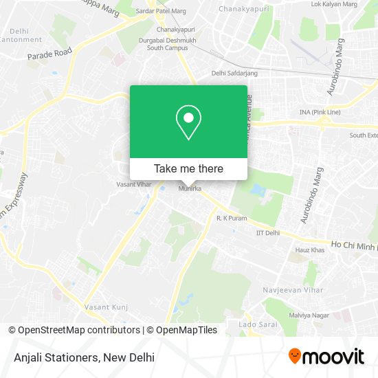 Anjali Stationers map