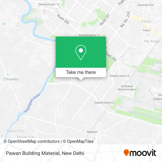 Pawan Building Material map