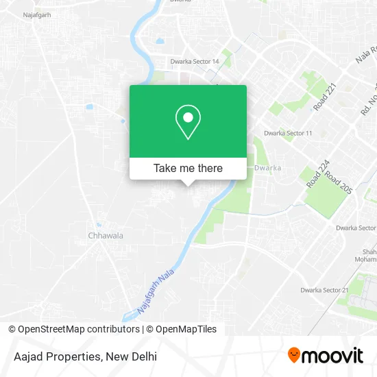 Aajad Properties map