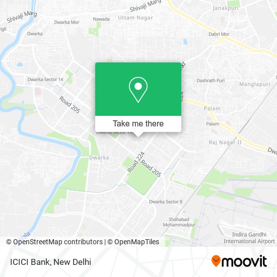 ICICI Bank map