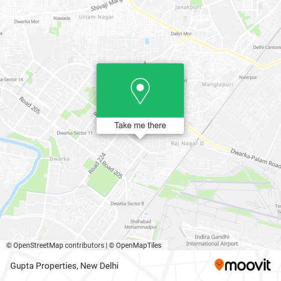 Gupta Properties map