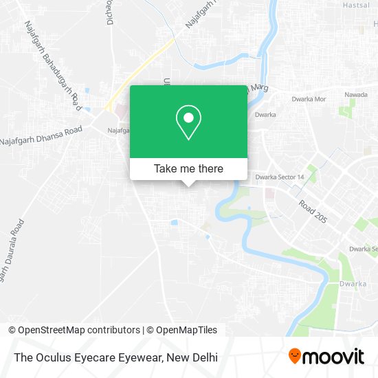 The Oculus Eyecare Eyewear map