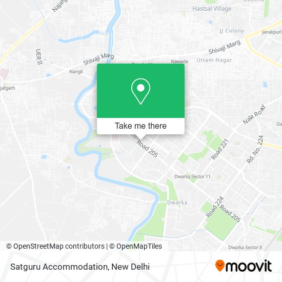 Satguru Accommodation map