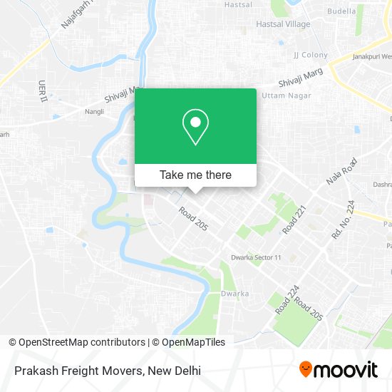 Prakash Freight Movers map