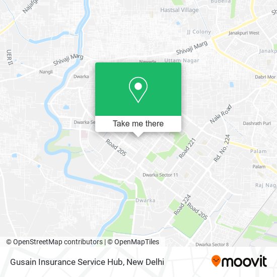 Gusain Insurance Service Hub map