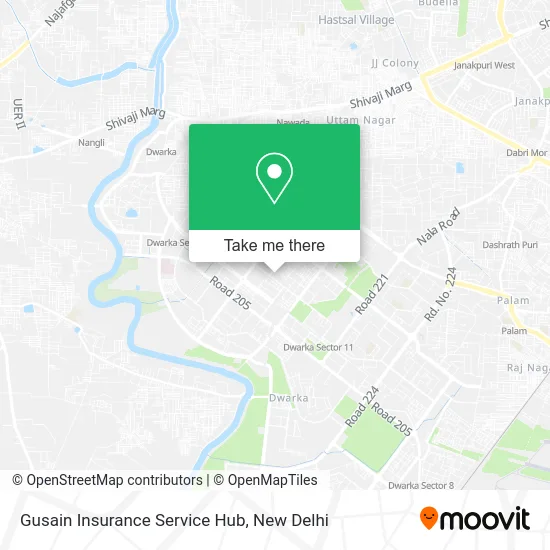 Gusain Insurance Service Hub map