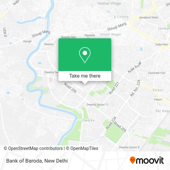 Bank of Baroda map
