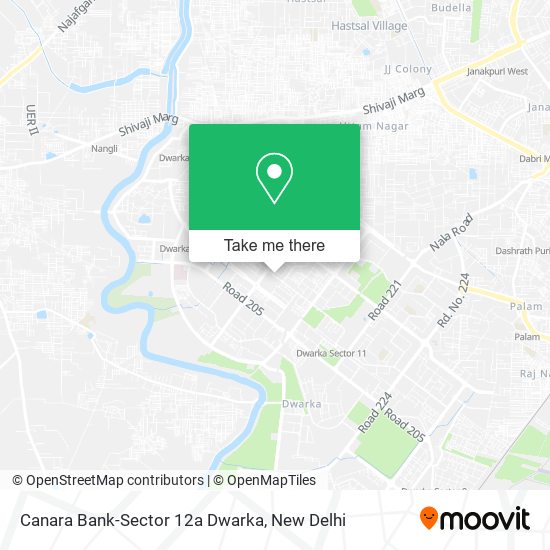 Canara Bank-Sector 12a Dwarka map