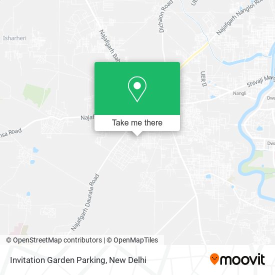 Invitation Garden Parking map