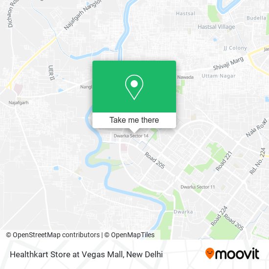 Healthkart Store at Vegas Mall map