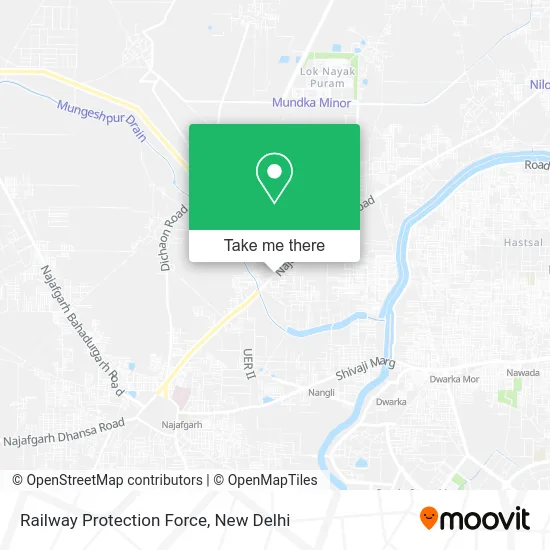 Railway Protection Force map