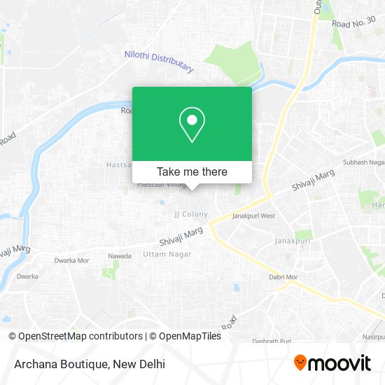 Archana Boutique map