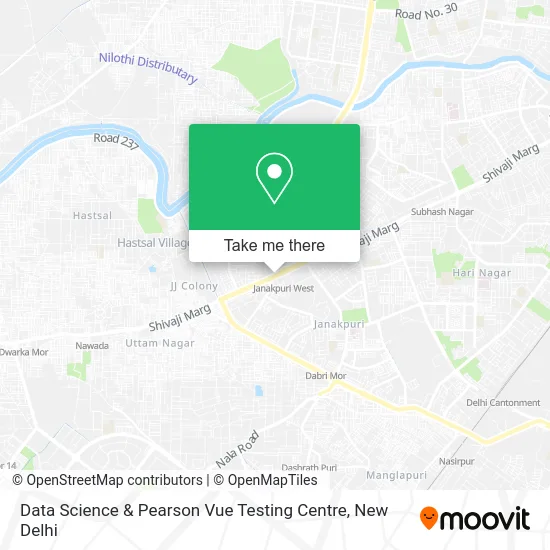 Data Science & Pearson Vue Testing Centre map