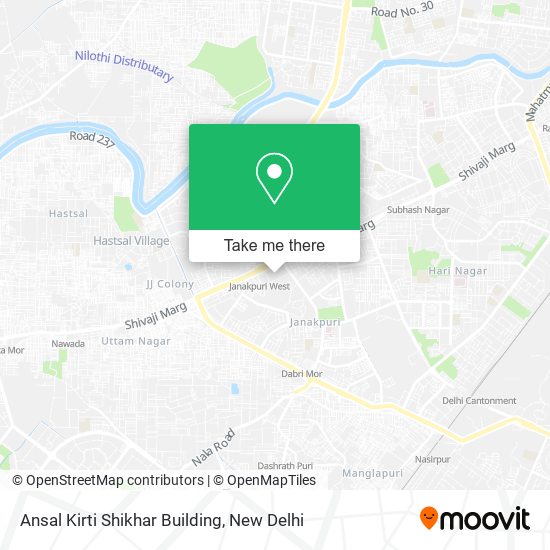 Ansal Kirti Shikhar Building map