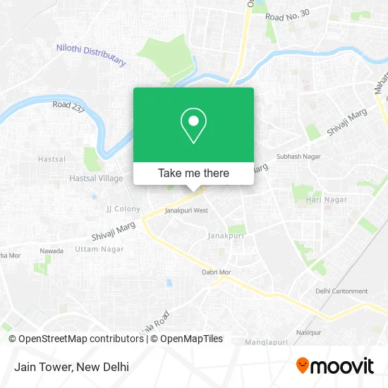 Jain Tower map