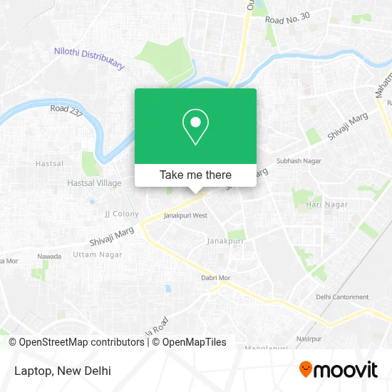 Laptop map