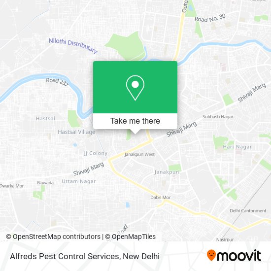 Alfreds Pest Control Services map