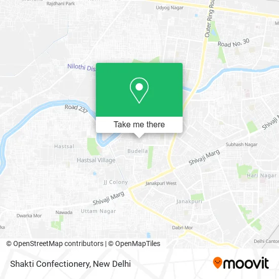 Shakti Confectionery map
