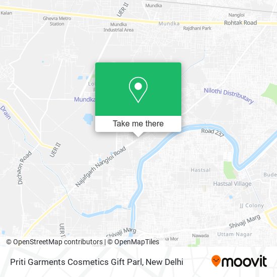 Priti Garments Cosmetics Gift Parl map