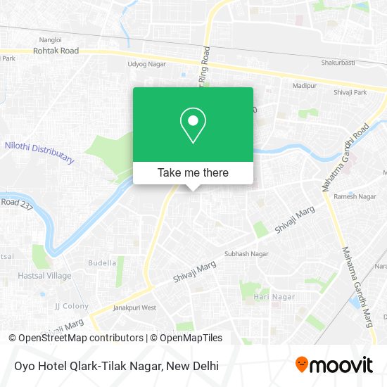 Oyo Hotel Qlark-Tilak Nagar map