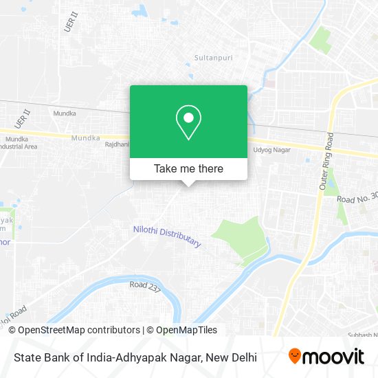 State Bank of India-Adhyapak Nagar map