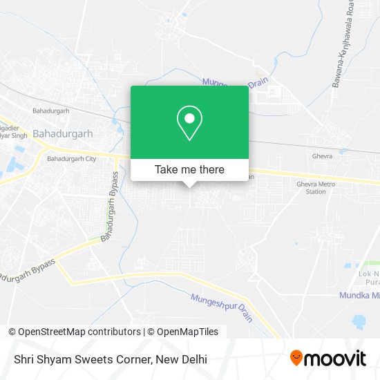 Shri Shyam Sweets Corner map