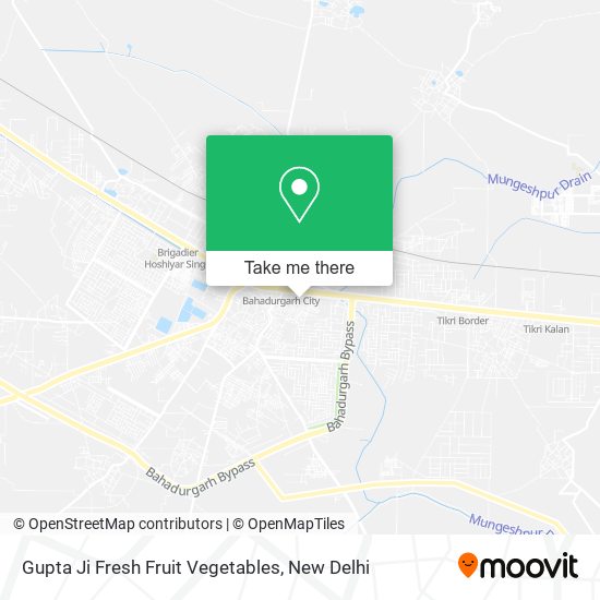 Gupta Ji Fresh Fruit Vegetables map