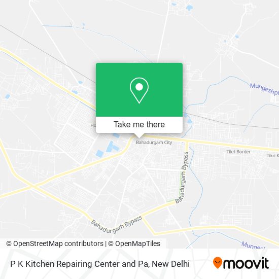 P K Kitchen Repairing Center and Pa map