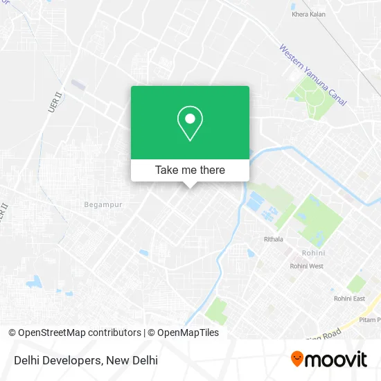 Delhi Developers map