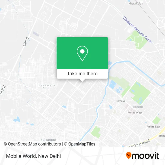 Mobile World map