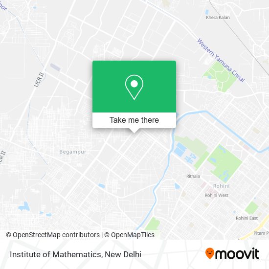 Institute of Mathematics map