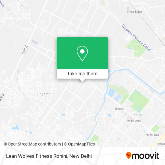 Lean Wolves Fitness Rohini map