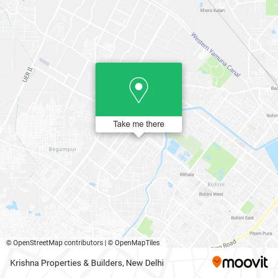 Krishna Properties & Builders map
