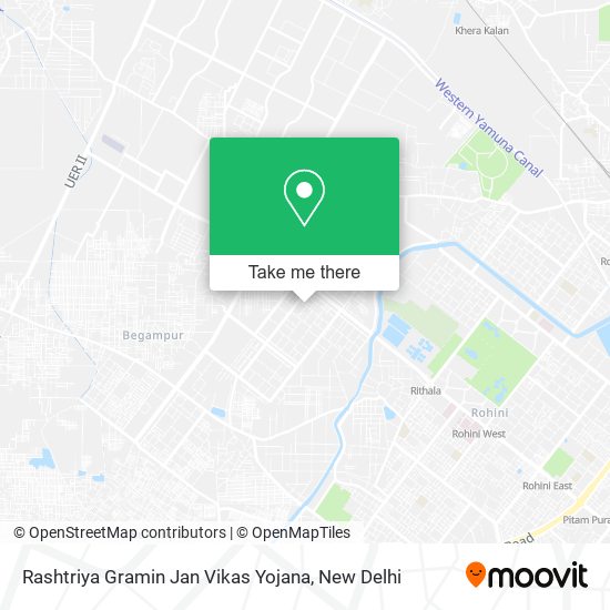 Rashtriya Gramin Jan Vikas Yojana map